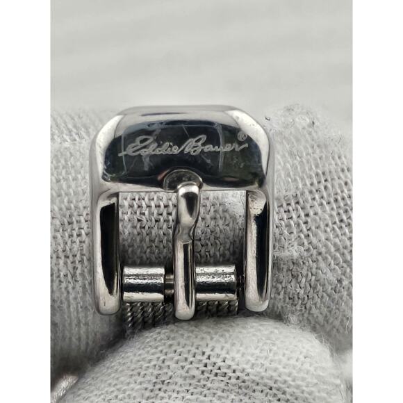 Eddie Bauer Ladies Petite Quartz Watch Mesh Band New Battery Running - Picture 7 of 11